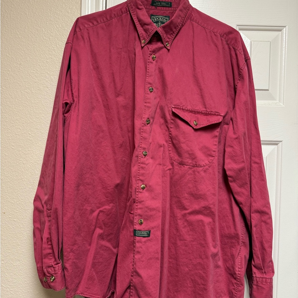 Men's casual button down shirt